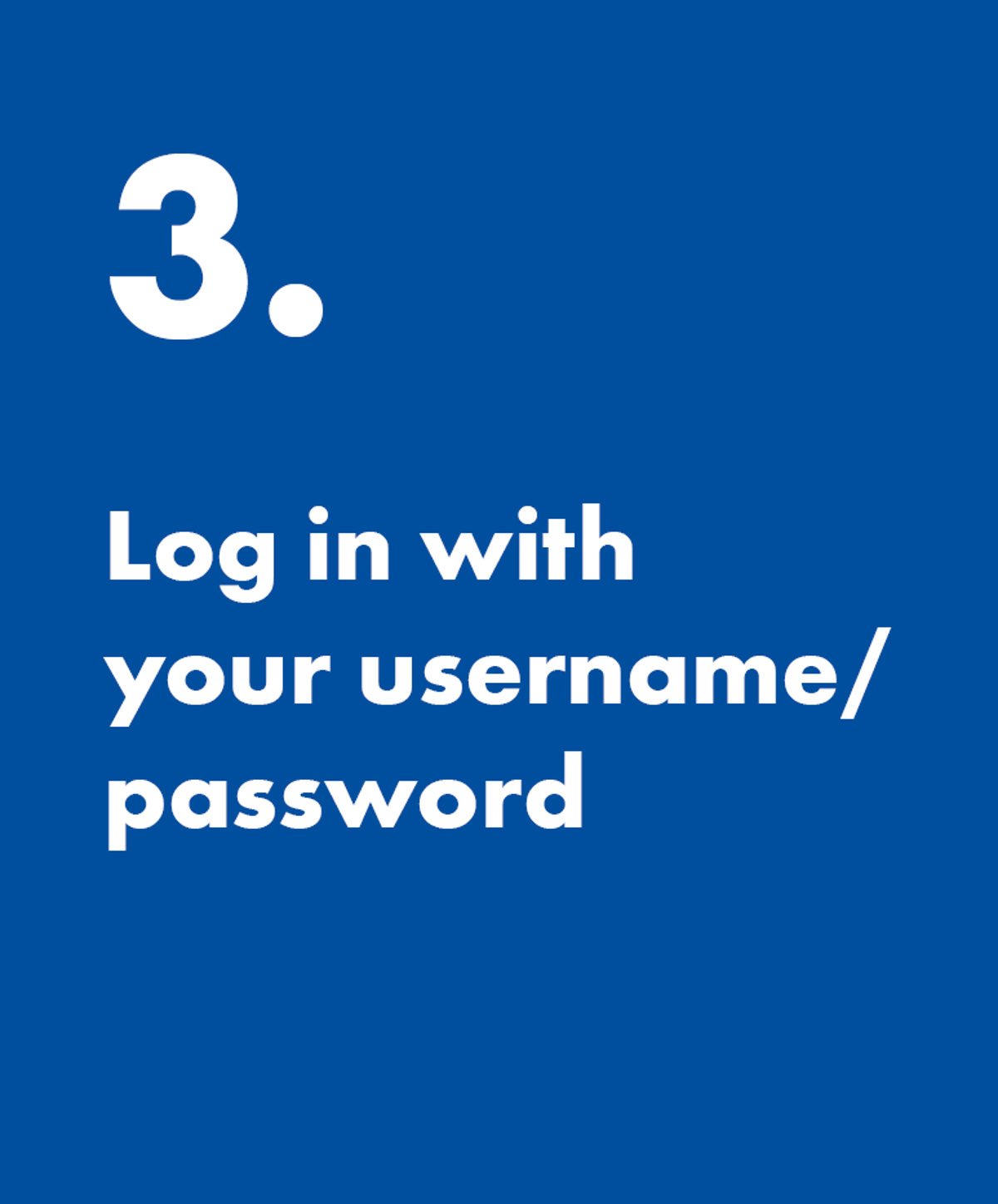 3. Registration Secure Gateway Portal